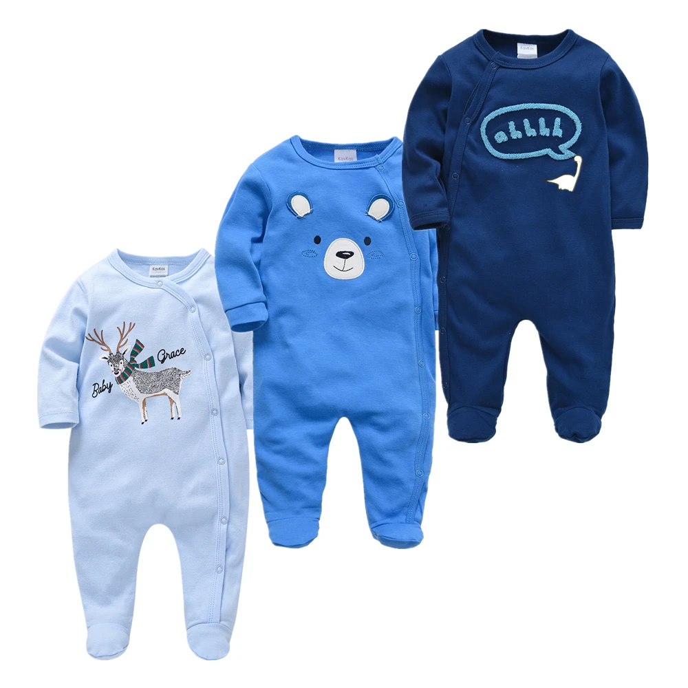Autumn Spring Pijamas Set Cotton Cartoon Toddler Pajamas Boy Clothes Newborn Baby Girl Clothing Infant Jumpsuit for Baby Clothes