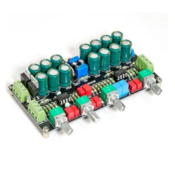 

Preamplifier Board Audio Preamp NE5532 / LM4562 / OPA2604AQ Bass Treble Tone Conrtol LM317 LM337 Stereo Pre Amplifier