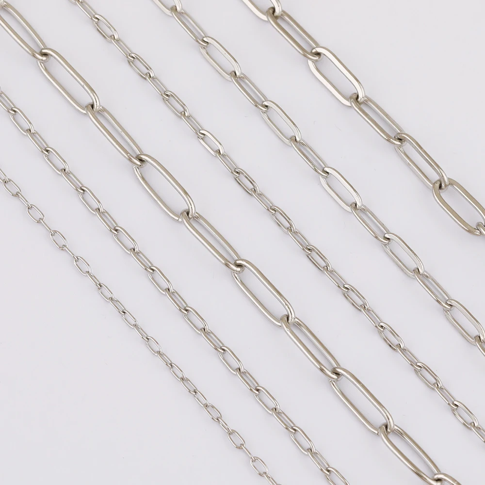 WHSOK 1M/Lot Jewelry Accessories/Hand Made/Stainless Steel Chains/DIY