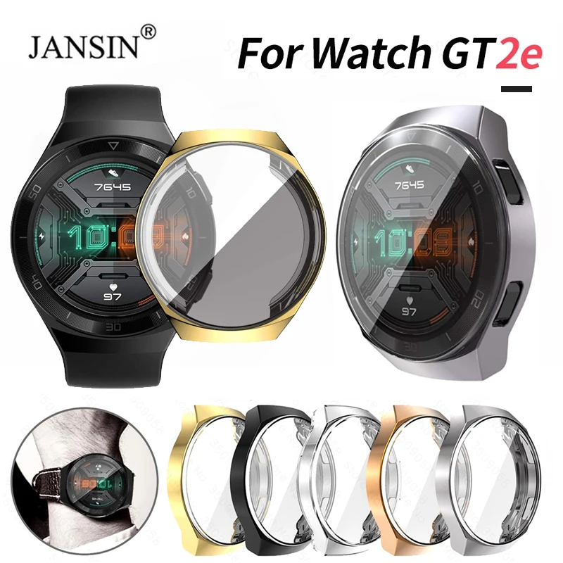 Custodia Per Orologio Per Huawei Watch Gt 2E Gt2E Cover Tpu Placcatura Custodia Protettiva Per Schermo Per Huawei Gt2E Smartwatch Custodia Protettiva