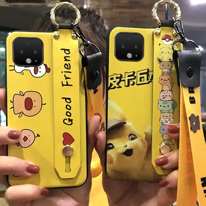 Ударопрочный чехол для телефона Google Pixel 4 XL с милым мультяшным рисунком Тонкий