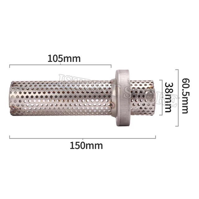 50.8mm 60mm Motorcycle Yoshimura Exhaust Silencer Muffler Escape Moto Metal Catalyst DB Killer For Suzuki Honda Yamaha Dit Bike Type-B 60mm