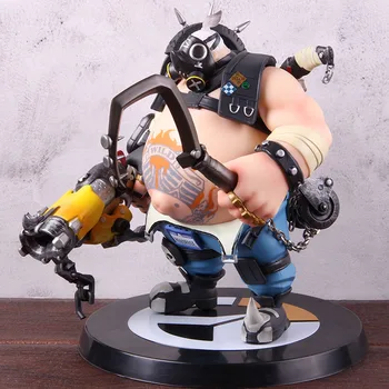 

Western Animiation Roadhog Figures Mako Rutledge PVC Action Figure Collectible Model Toy For Boys