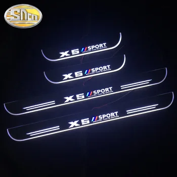 

LED Door Sill Scuff Plate Guards Door Sill for BMW X5 X6 E70 E71 X3 X4 Z4 E85 E86 Streamer dynamic pedal