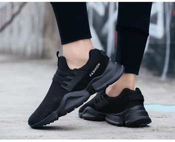 

SOLI2 Men Sneakers Casual Fashion Shoes Big Size Breathable Mesh Male Shoe Loafers Chaussure Homme S2301-2325