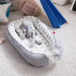 Lit de voyage Portable pour nouveau né, ensemble avec oreiller, berceau pour bébé, coussin 