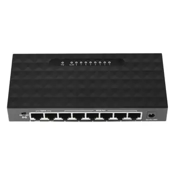 

8 Port 10/100 Mbps POE Ethernet Network Switch Lan Hub Ethernet Smart Switcher Support 6-55V Power Supplyb Ethernet Smart Switch