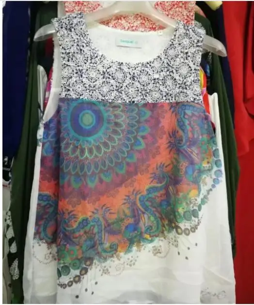 Испанский Deg жилет без рукавов XS-XXL - Цвет: 2