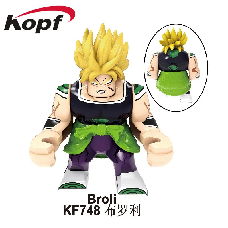 Строительные блоки Dragon Ball Z Gogeta Super Trunk Vegeta Broli сон Гохан канба Tapion Коллекционные Фигурки игрушки для детей KF6073