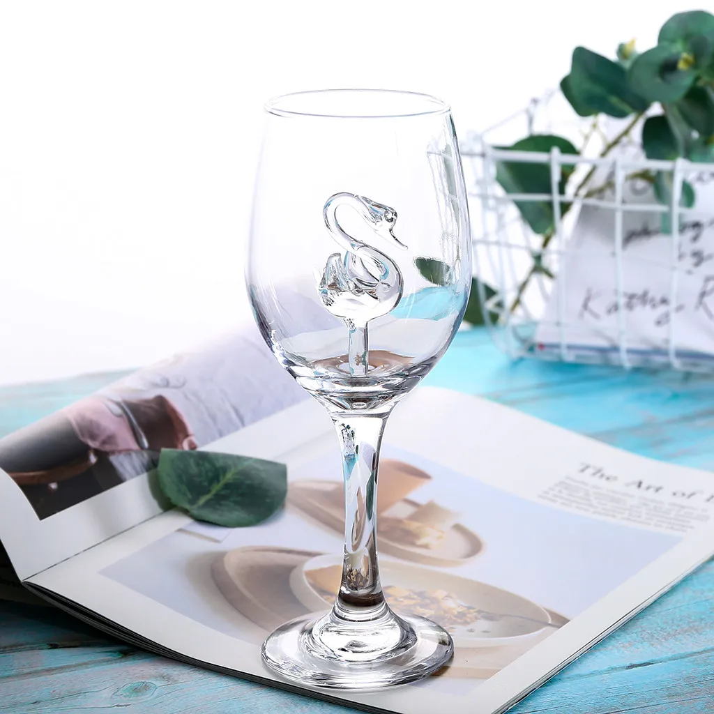 2020 Hot Sale Home The Original Swan Red Wine Glass Wine Bottle