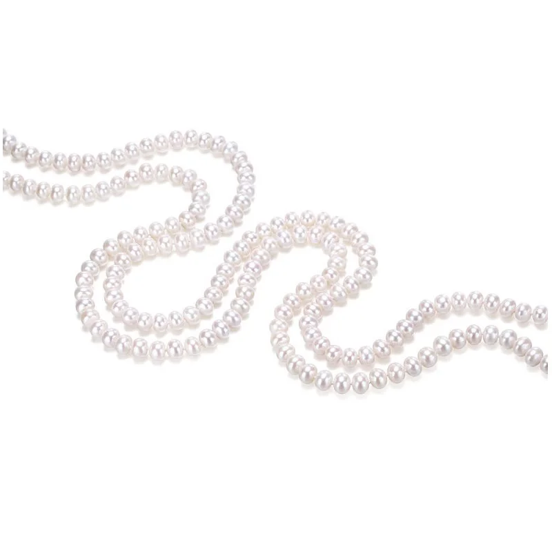 120 cm/160 cm Lange Perle Halskette Echte Natürliche Süßwasser Perle Pullover Kette Halskette Für Frauen Schmuck Mode Geschenk – Detail 4