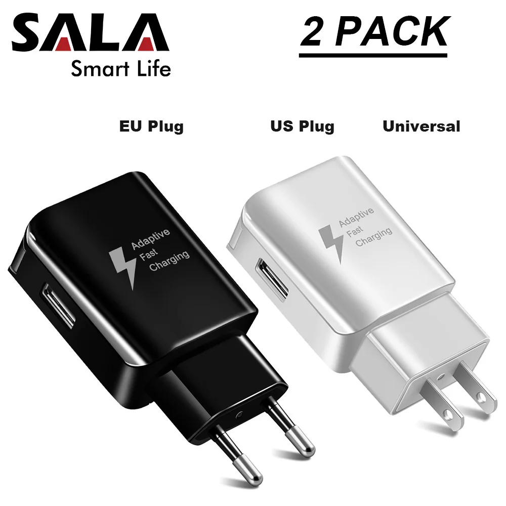 Универсальное зарядное устройство для мобильных телефонов 2 шт. 18 Вт USB быстрая