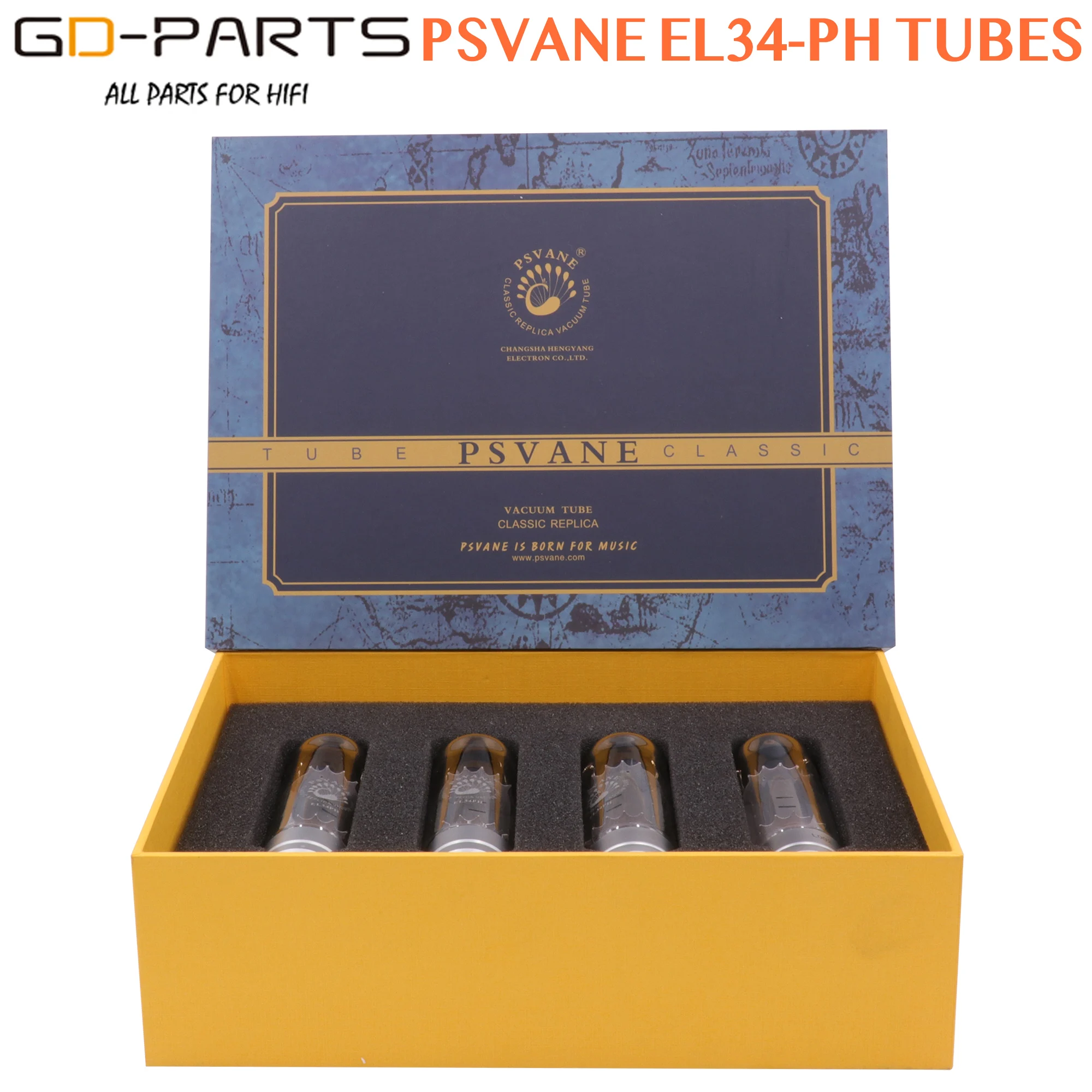 Вакуумная трубка PSVANE EL34PH 4 шт. сменные трубки EL34 6CA7 для Hi Fi аудиоусилителя DIY новый совместимый Quad|vacuum tube|tube for