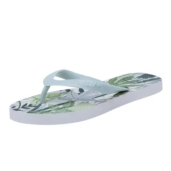 

Women's Sandals Slippers Rhinestone Lady Crystal Flip-Flops Beach Slippers Printed Anti-Skid Flip Bottom Leisure Flops Flat#325