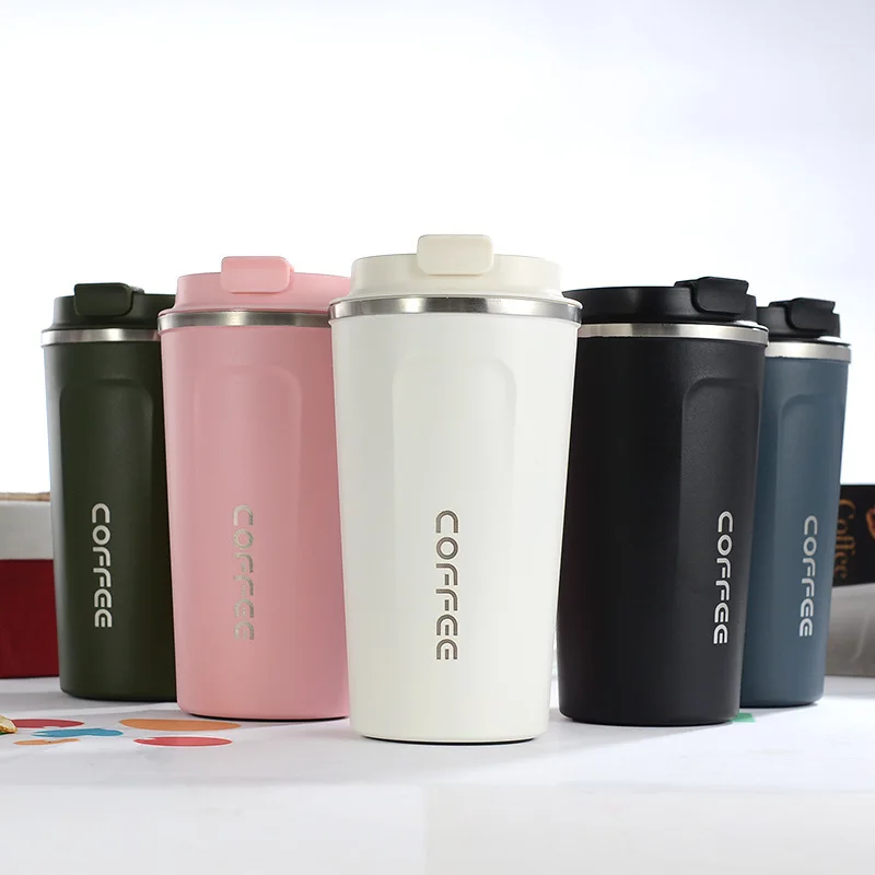 

New Style Double Stainless steel 304 Coffee Mug Car Thermos Mug Leak_Proof Travel Thermo Cup Thermosmug For Gifts