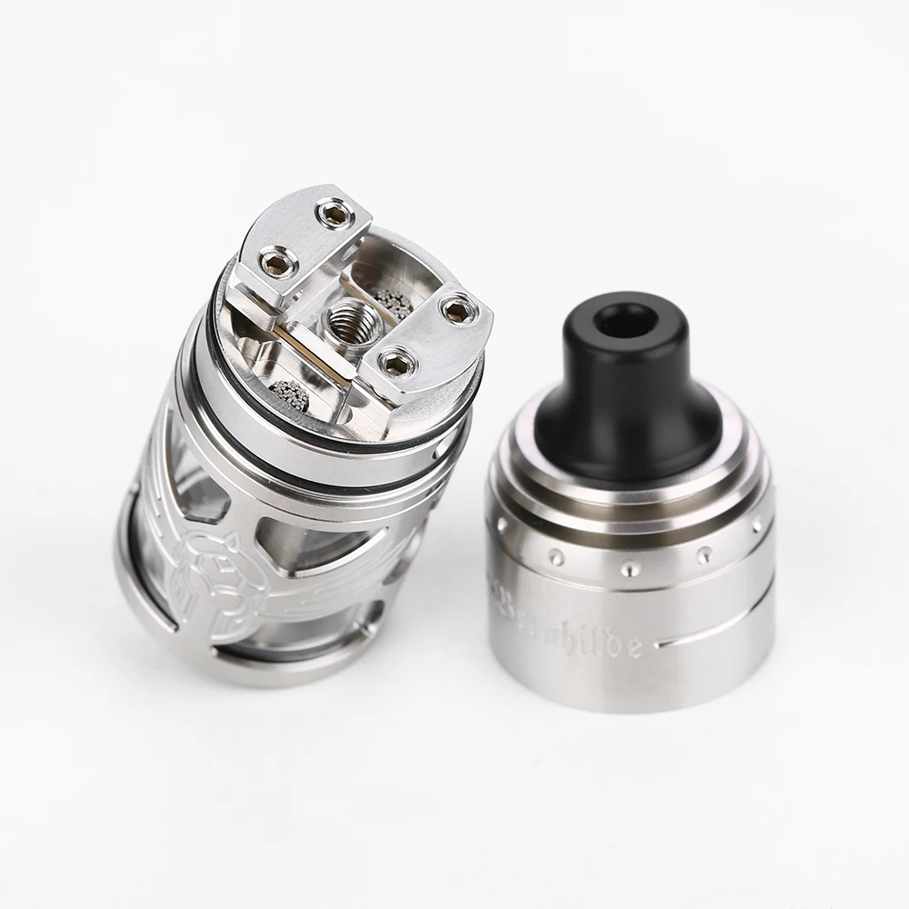 Koop Nieuwe Originele Vapefly Brunhilde MTL RTA Tank 5ml Single Coil Building 6 Niveaus Luchtstroom Controle Vape Vaporizer 23mm RTA vs Zeus X