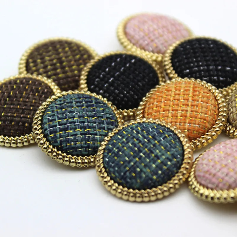 금속 천 단추 가디건 재킷 장식 재료, DIY 의류 액세서리 YS201015-2, 로트당 2 개