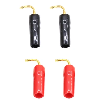 

8PCS HIFI Gold Plated Speaker jack Wire Pin Plug Connector