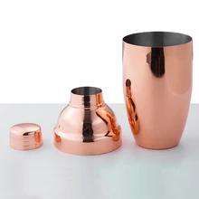 Миксер для мартини из нержавеющей стали, встроенный фильтр для бармена, набор барных инструментов, 1 шт., модный шейкер для коктейлей, шейкер для мартини