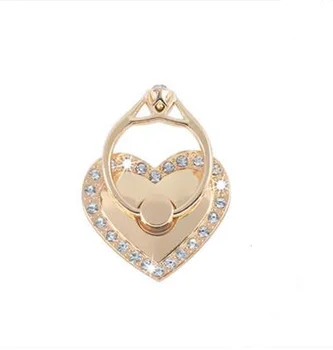 

Wholesales 30pcs/lot Universal Mobile Phone Holder Love-Heart Phone Ring Holder Cell Phone Stand Finger Ring Holder Soporte