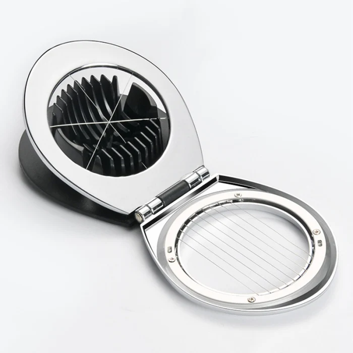 Нож для нарезки яиц из нержавеющей стали 2 в 1, нож для нарезки сыра, фруктов, яиц, кухонный инструмент HY99