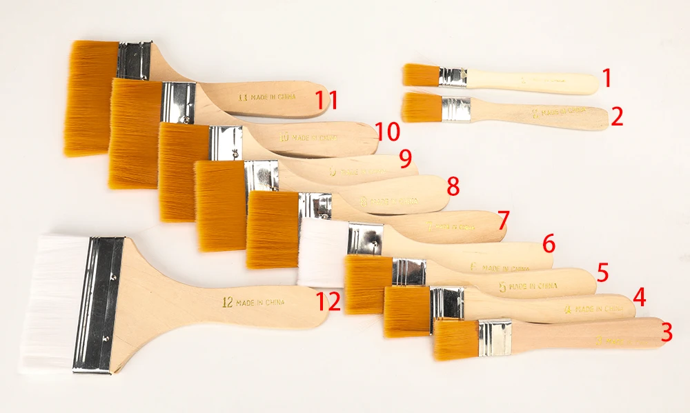 Nylon Hair Painting Brush Set