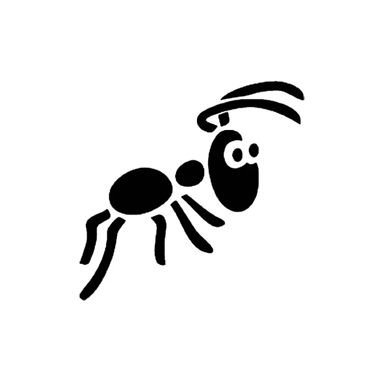 

Stick Figure Ant Insect Car Sticker Fashion PVC Decal Black/silver ZWW-2488, 15cm * 14.5cm