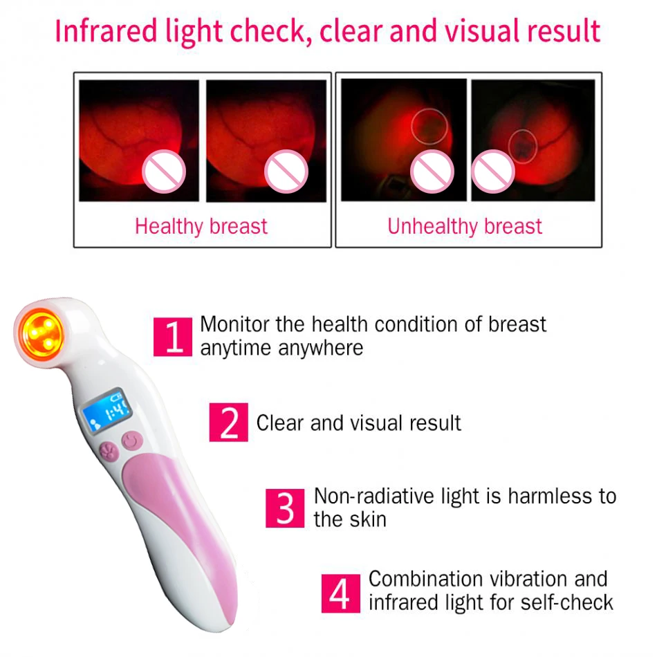 Breast Self-examination Device Woman Infrared Breast Examination Sensor Instrument fs1 weather station instrument monitoring device anemometer wind speed sensor for weather station