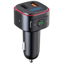 FM Transmitter Handsfree Bluetooth Car Kit MP3 Player With QC3.0 USB Car Charger FM Modulator Transmisor fm transmitters bluetooth car kit fm transmitter handsfree aux mp3 player modulator with led display portable dual usb charger