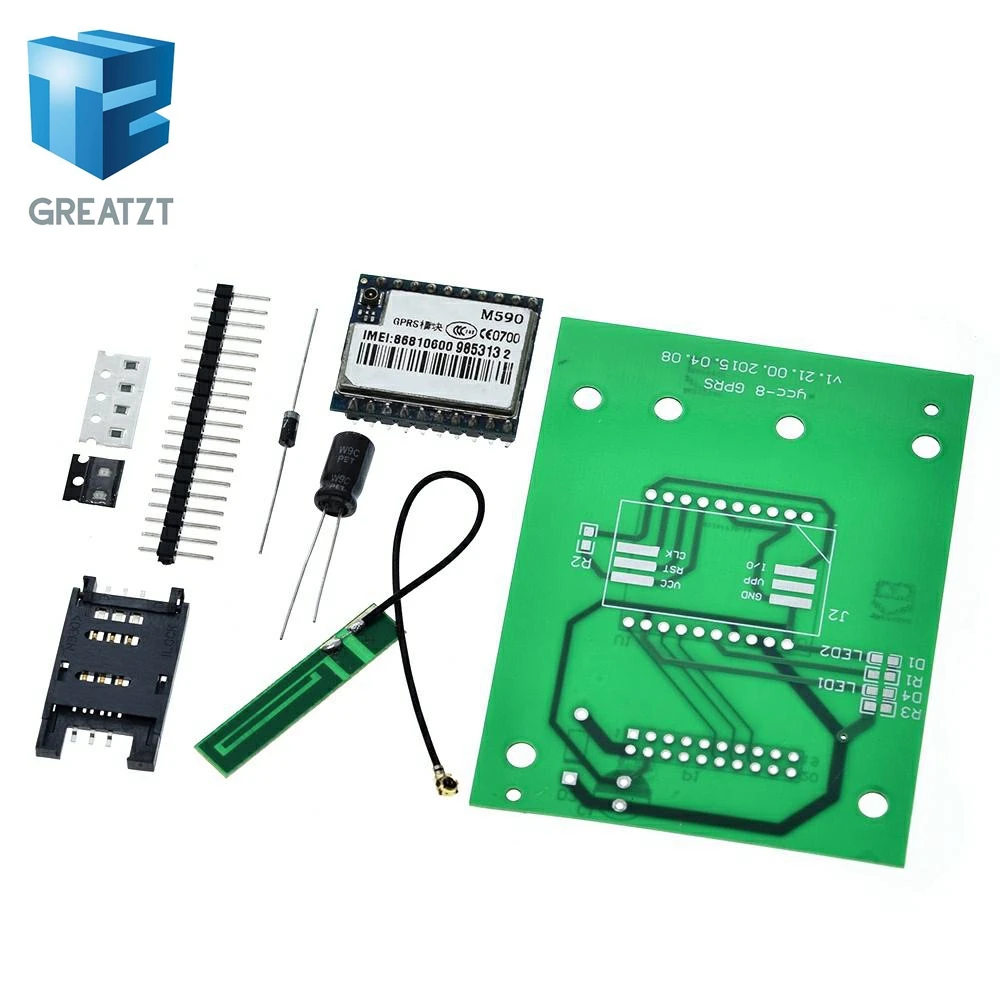 GREATZT DIY Набор GSM GPRS 900 1800 МГц Служба коротких сообщений SMS модуль для проекта