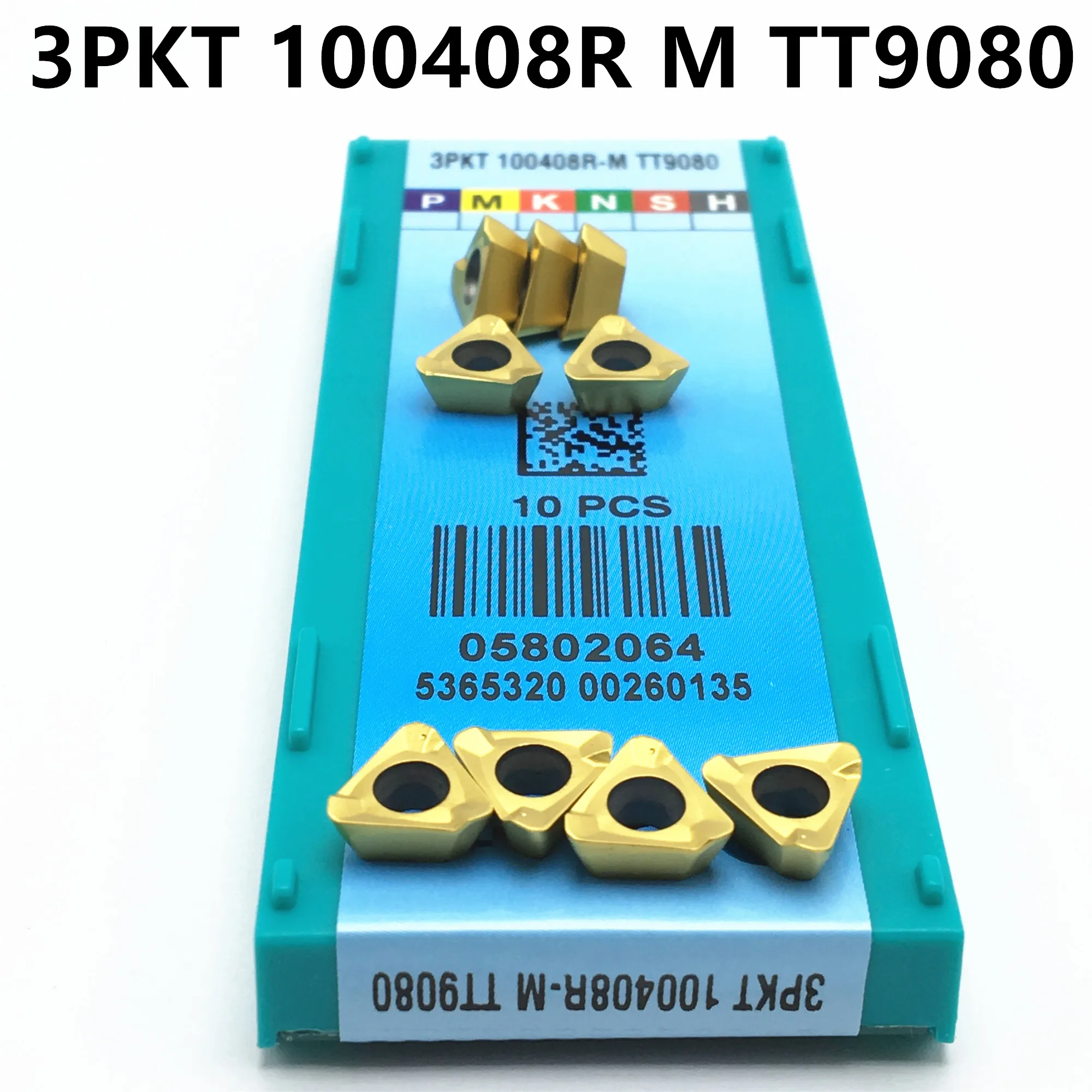 20PCS3PKT100408R M TT9080 карбид вольфрама токарный станок с ЧПУ инструмент 3pkt 100408 фреза