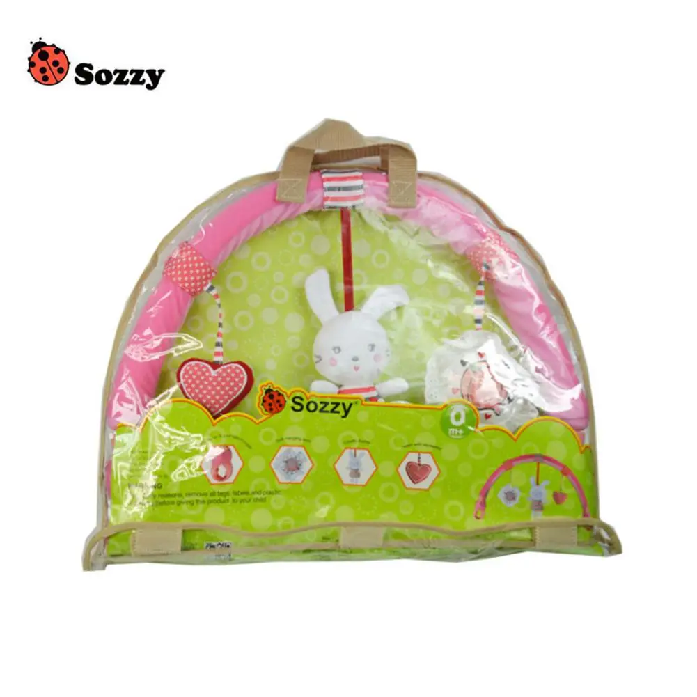Kidlove SOZZY двойного назначения музыка кролик Висячие Игрушки для детской коляски кровать детская кроватка автомобильное безопасное сиденье