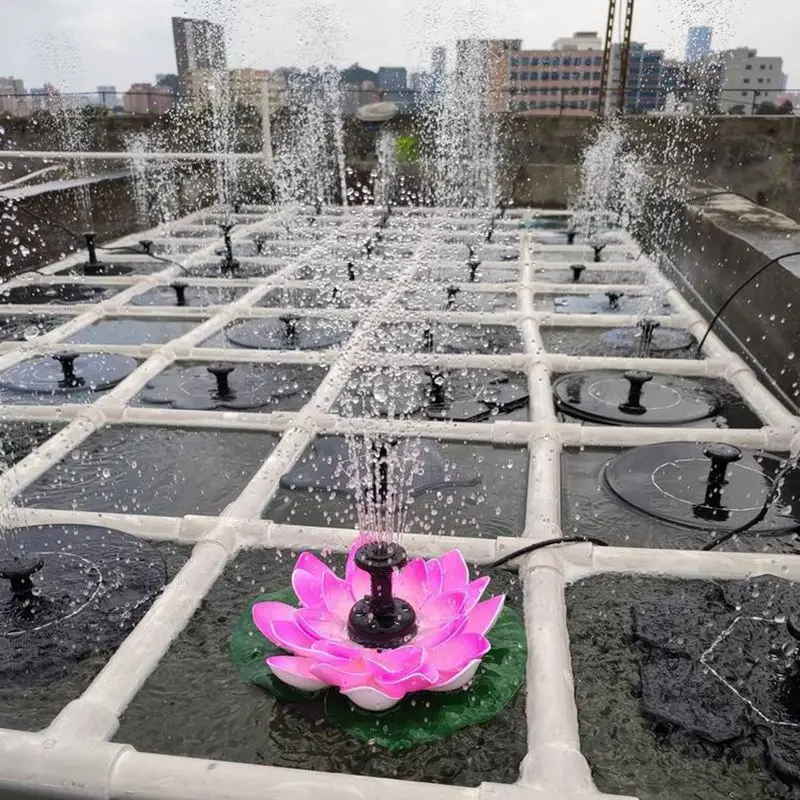 

Solar Water Fountain Pool Pond Waterfall Fountain Garden Decoration Outdoor Bird Bath Solar Powered Fountain Floating Water