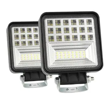 

Car Working Light 1pc/ 2pcs 4 inch 126W LED Bars Spot Flood Combo Beam Offroad Driving Fog Lamps for Truck SUV Tractor ATV