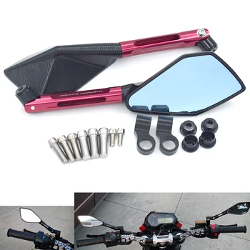 

CNC Universal Motorcycle Bigger Side Rearview Mirrors Racer Scooter Sports For Yamaha FZ1 FZ6 Fazer FZ8 FZ6R XJ6 MT-07 MT09 MT