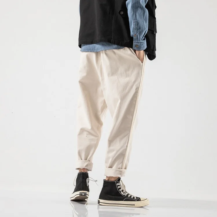 Zongke Cotton Pants Men Joggers Trousers Men Pants Streetwear Sweatpants Harem Pants Men Trousers 5XL Hip Hop Autumn New