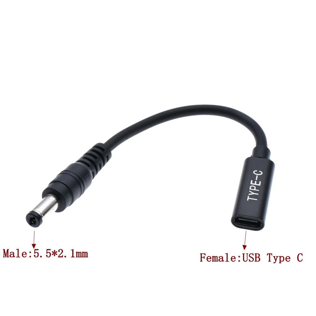 tipo c Adaptador de Alimentação Portátil Conector Plug Usb tipo c para Carregador Portátil Universal Jack Cabo de Carregamento para Notebooks 65w - Imagem 4