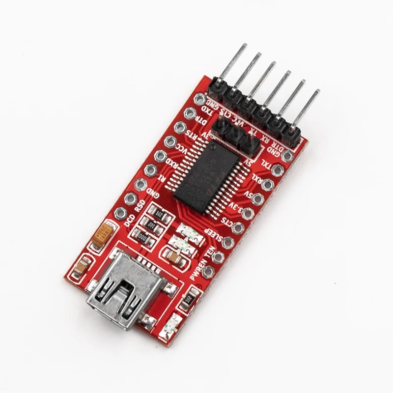 Последовательный преобразователь FTDI FT232RL USB в TTL 1 шт. модуль адаптера 5 В и 3 для
