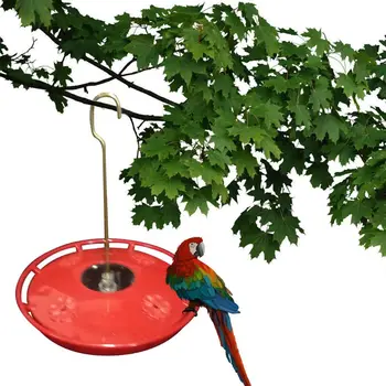 

12 oz Plastic Hanging Hummingbird Feeder with 4 Feeding Ports