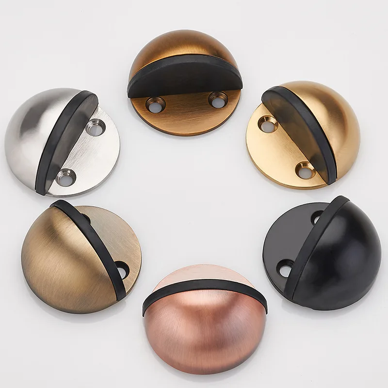 

Hole-Punched Rubber Mute Buffer Floor Knob Nailless Anticollision Security Door Inner Door Resistance Door Stop Door SUCK Door T