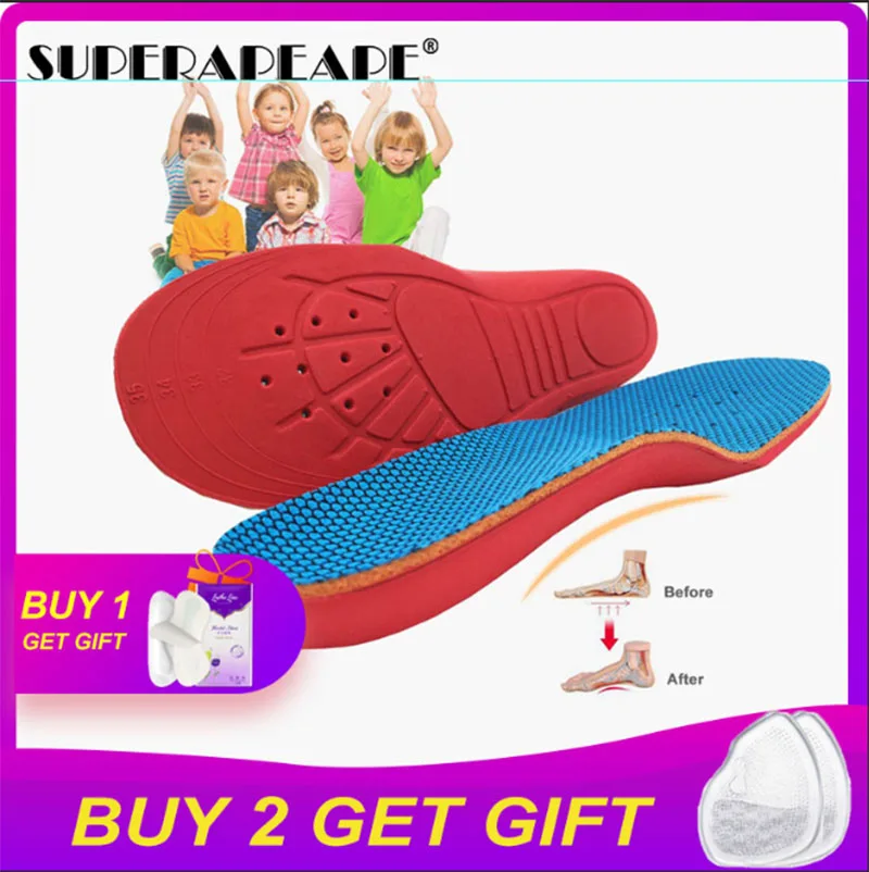 

Kids Children Orthopedic Insoles for Children Shoes Flat Foot Arch Support Orthotic Pads Correction Health Feet Care Insole