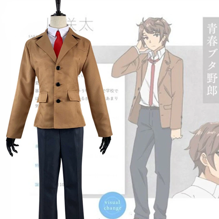 Аниме Seishun Buta Yarou wa Bunny Girl Senpai no Yume wo Minai костюм для косплея Sakurajima Mai Zentai комбинезон