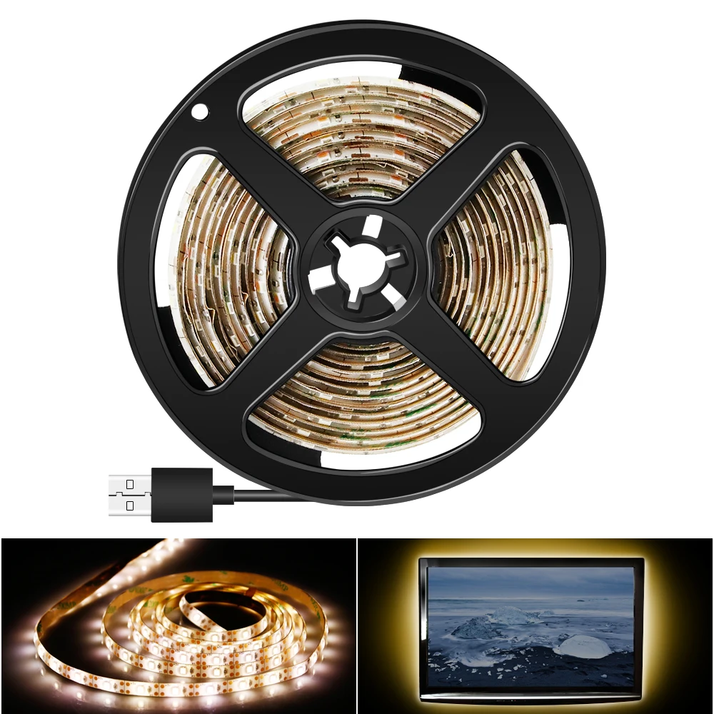 

Waterproof USB LED Strip 5V IP65 0.5M~5M Fita Led Light Strip 2835SMD EU/US Plug 220V Led Tape TV Screen Backlight Bias Lighting