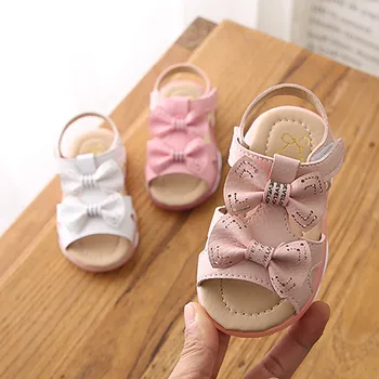

Children Baby Girls Bowknot Sport Sandals LED Light Luminous Sneaker Shoes 2020 summer Shoes enfant fille сандали детские