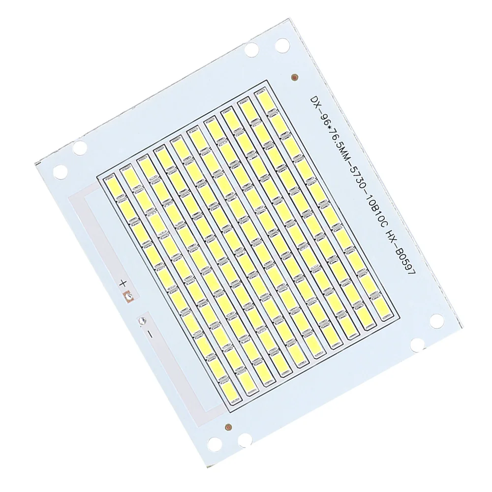 50W LED Diode SMD5730 Flood Light DC30-32V 1500mA Epistar PCB White 6000K LED Chips Plate Resource Floodlight DIY lamp Beads