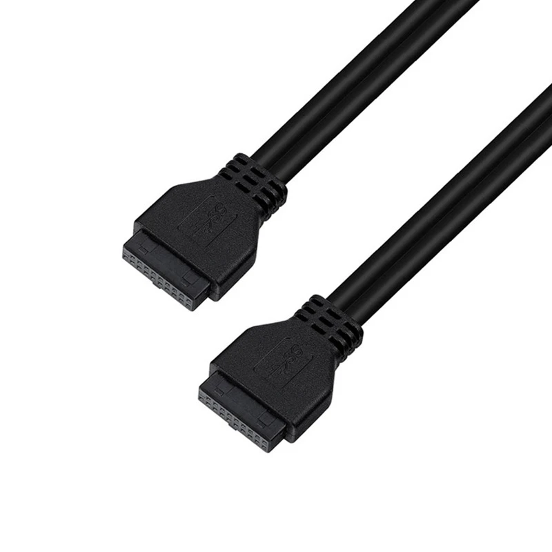 Enhance Connectivity with USB 3.0 Motherboard Extension Cable – 20cm/50CM Double Female-to-Female Connector for Effortless Expansion! Description Image.This Product Can Be Found With The Tag Names Usb 30 female motherboard 20pin header cable, Usb 30 motherboard 20 pin male female adapter extension cable