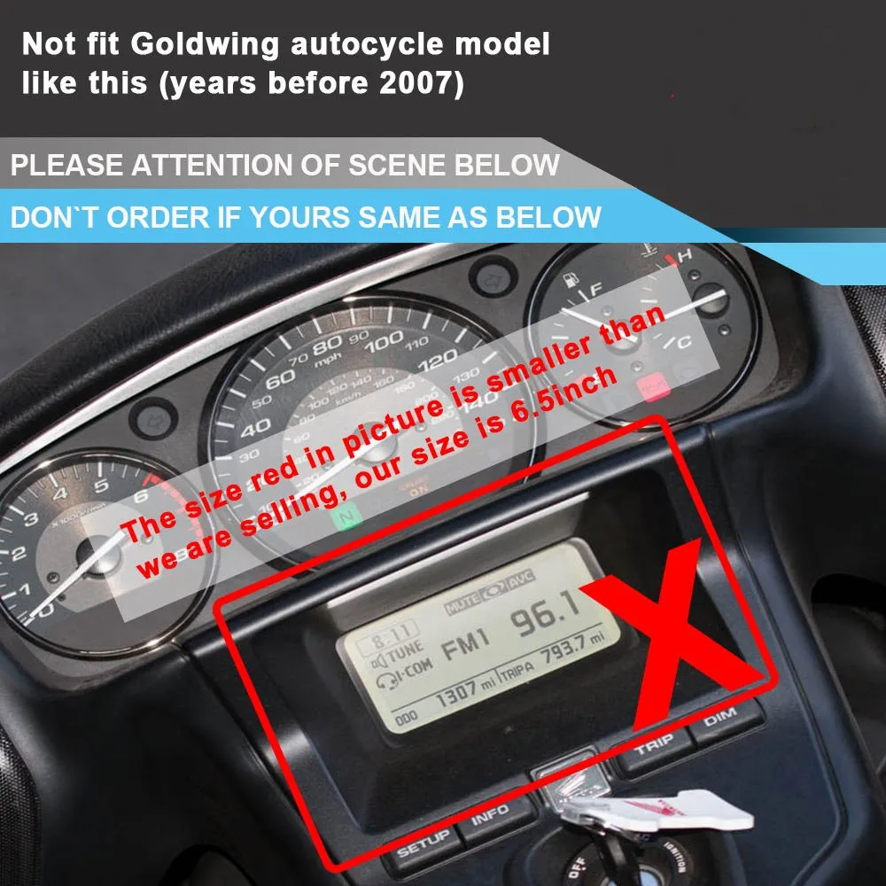 Мотоциклетная приборная панель GPS радио ЖК дисплей для Honda Gold wing GL1800 2007 ~ 2013 Gauge