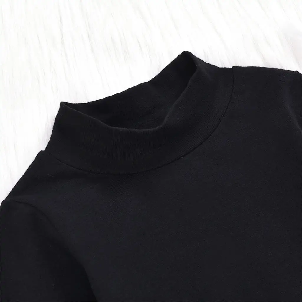 LOOZYKIT 0-4T Newborn Toddler Kid Baby Girl Clothes Set T-Shirts Tops Skirt Dress Autumn Winter Clothes Fashion Leopard Dress