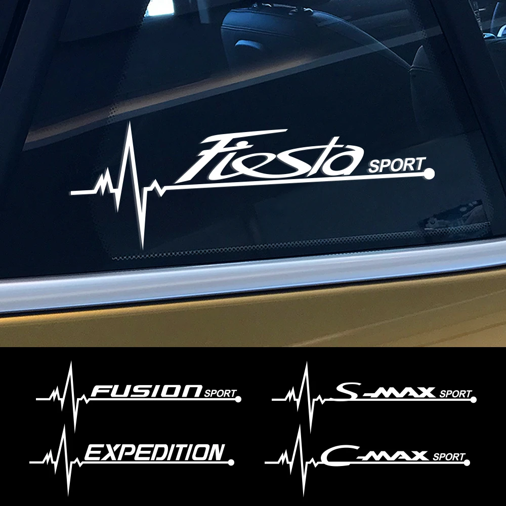 Наклейка на боковое окно автомобиля 2 шт. для Ford C-MAX экспедиция Fiesta FIGO FLEX FUSION GALAXY GT