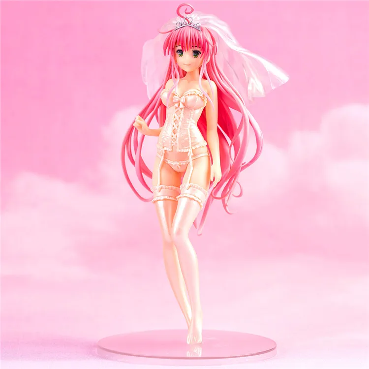 Аниме To love ru Lala Satalin Deviluke свадебное платье Ver ПВХ фигурка Коллекционная модель